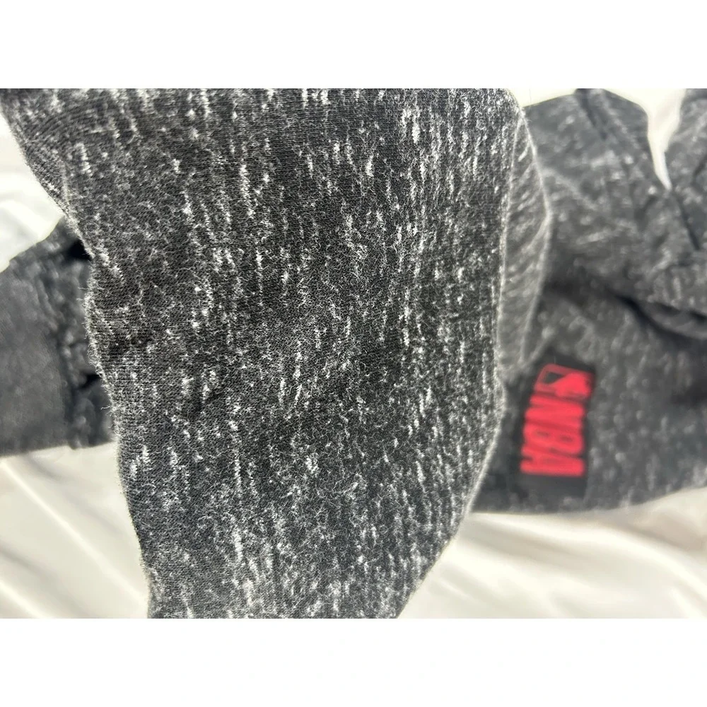 NBA Men's Joggers Sweatpants Sz L Dark Gray Sports Drawstrings Athleisure Wear